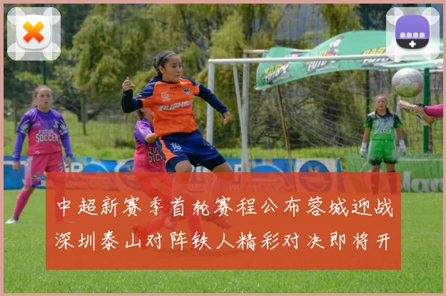 中超新赛季首轮赛程公布蓉城迎战深圳泰山对阵铁人精彩对决即将开启